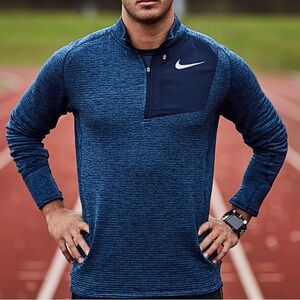 NIKE Therma Spehre Element Top Half Zip (Obsidian / M)